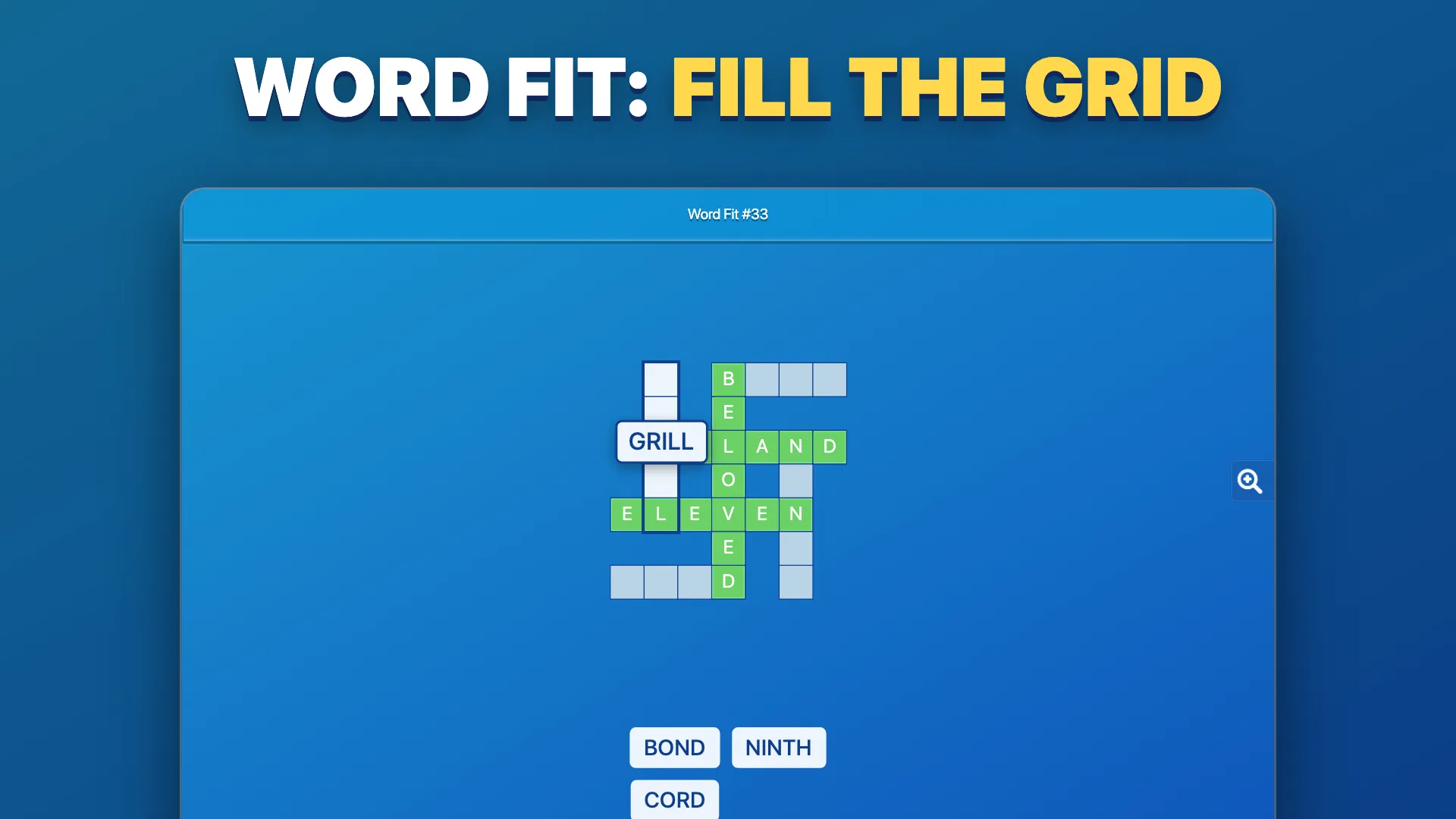 Word Fit: drag words into rows of the right length
